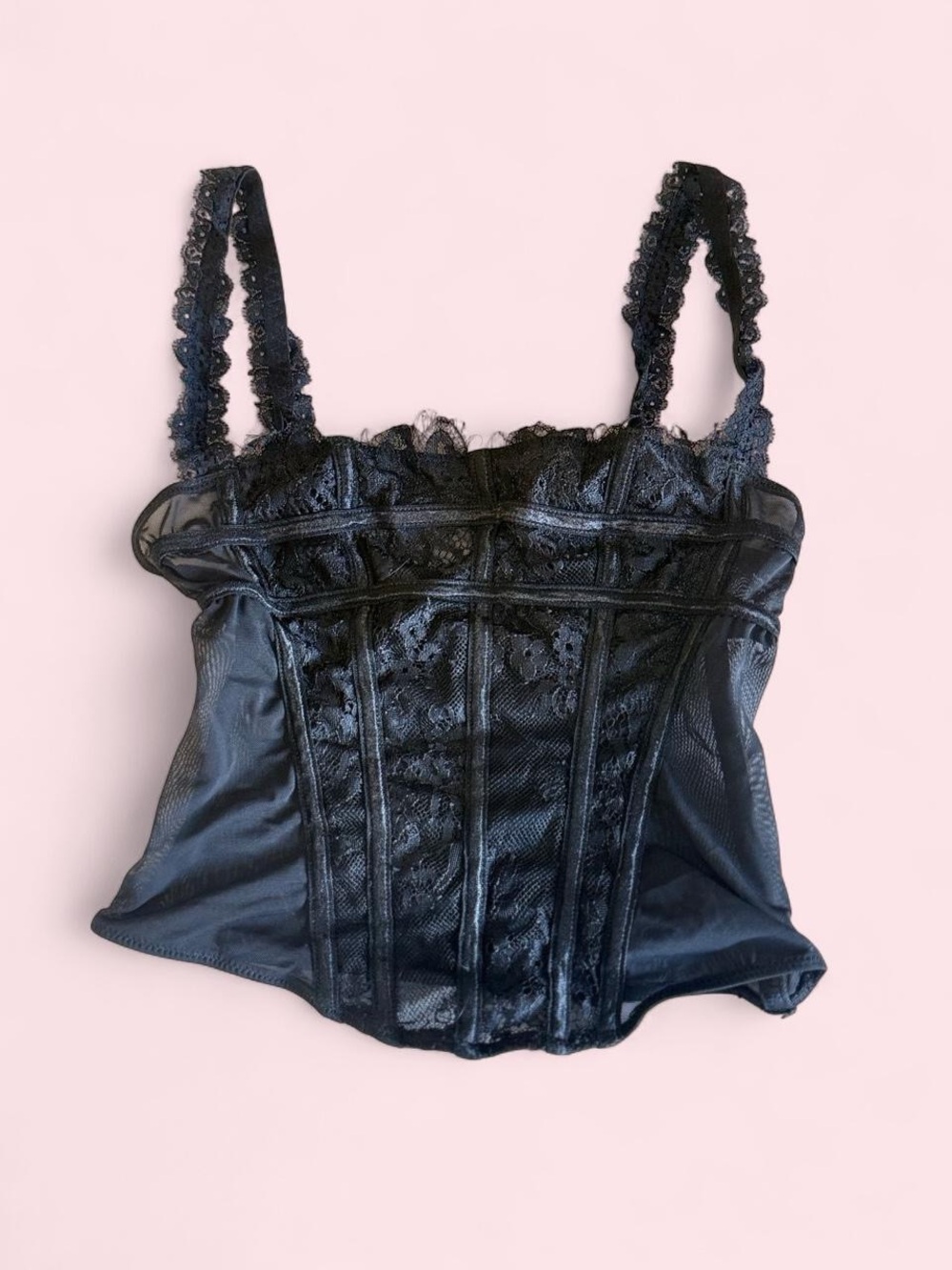 Pretty little Thing Lace Corset Tank Top - Women's Elegant Bustier